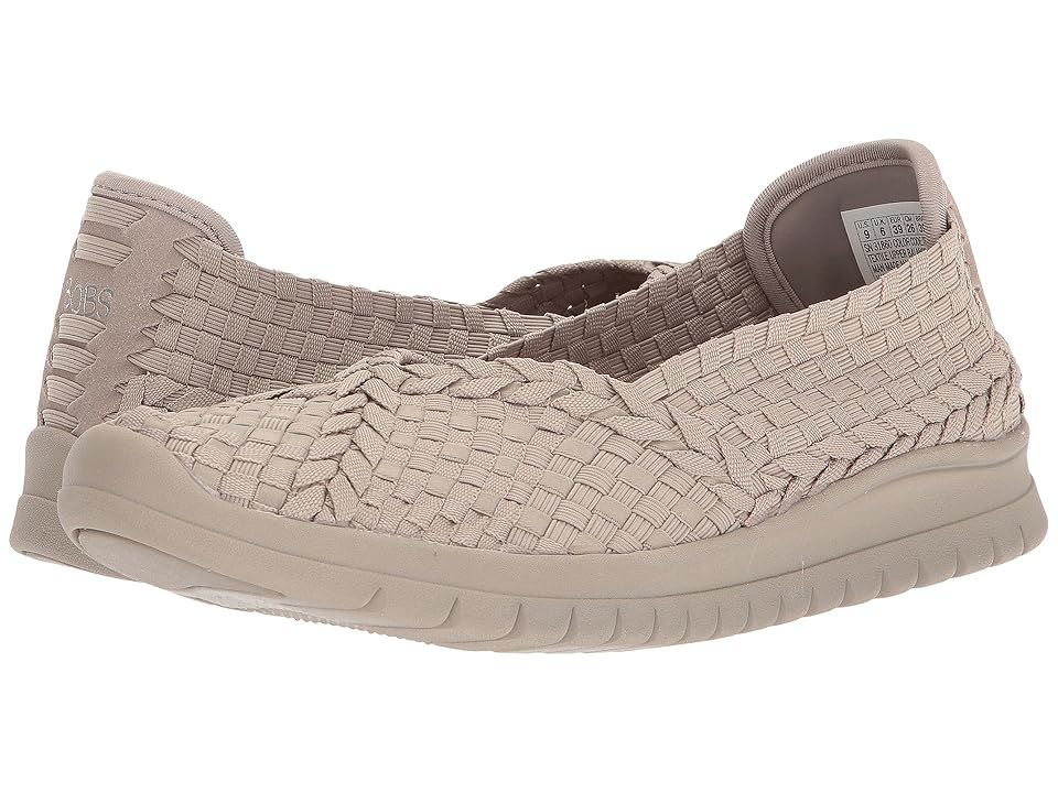 

BOBS from SKECHERS Pureflex3 - Wonderer (Taupe) Women's Slip on Shoes