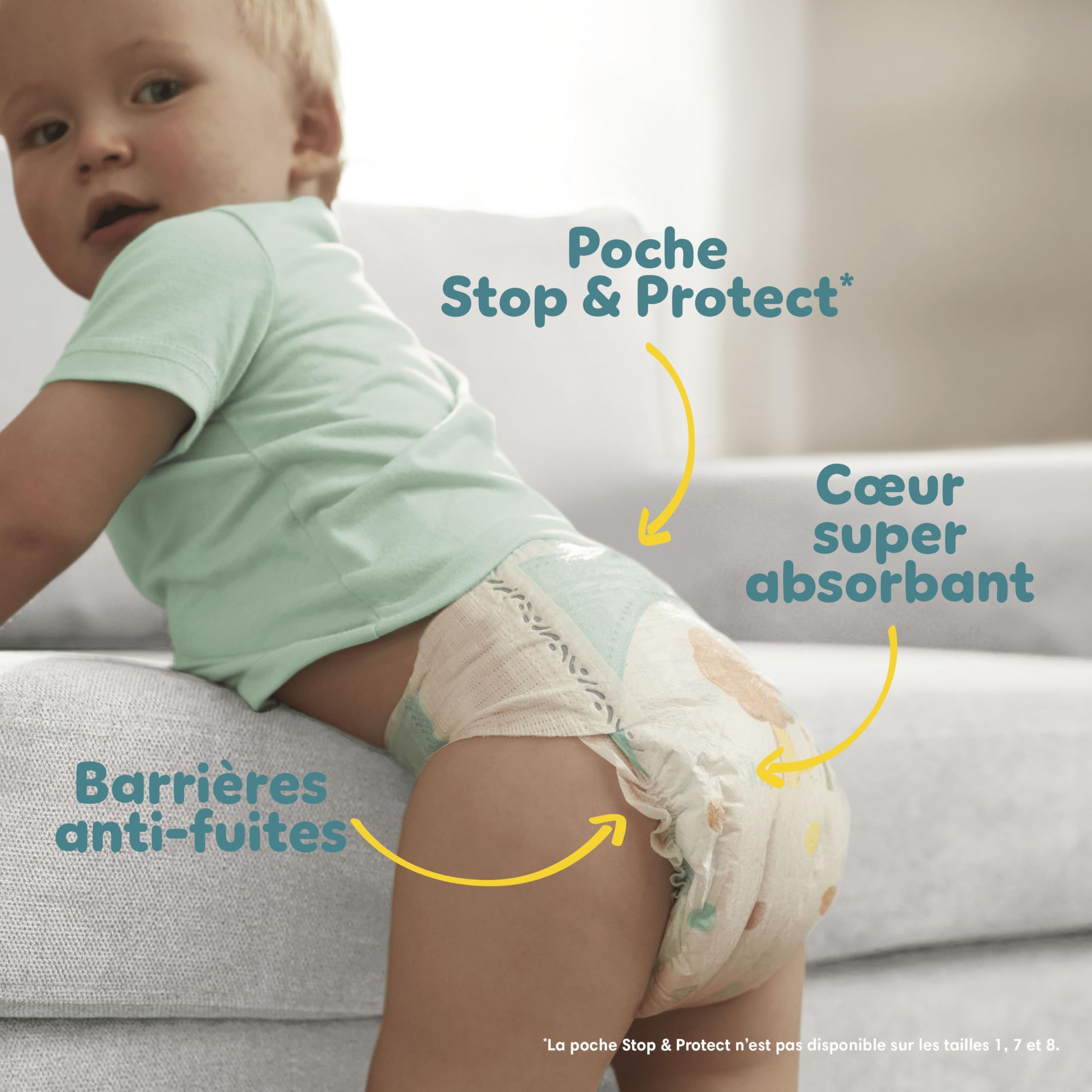 Pampers Baby-Dry Taille 3, 140 Couches, 6kg-10kg, Une Nuit Confortable Jusqu’À 100% Sans Fuites