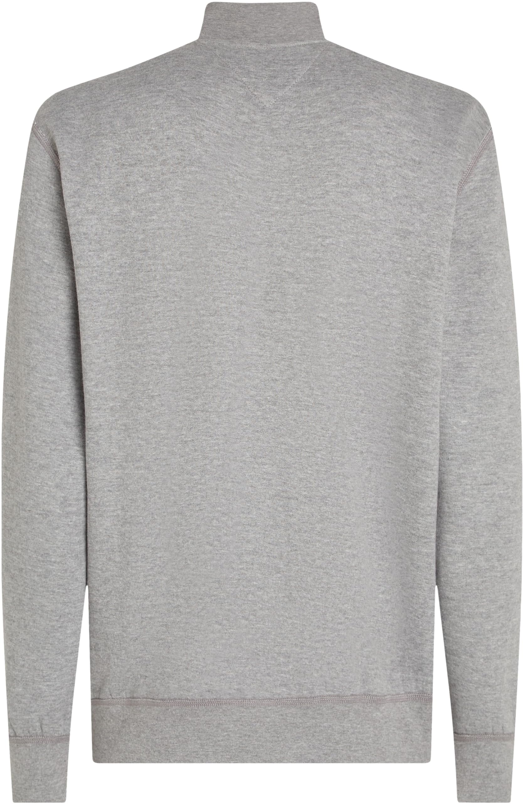 Tommy Hilfiger Uomo Felpa con Cerniera Essential Fleece Colletto alla Coreana