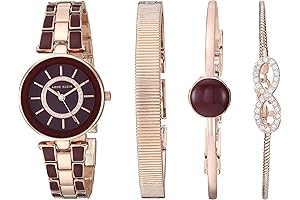 Timeless Elegance: Anne Klein Women's Premium Crystal Accented Watch and Bracelet Set