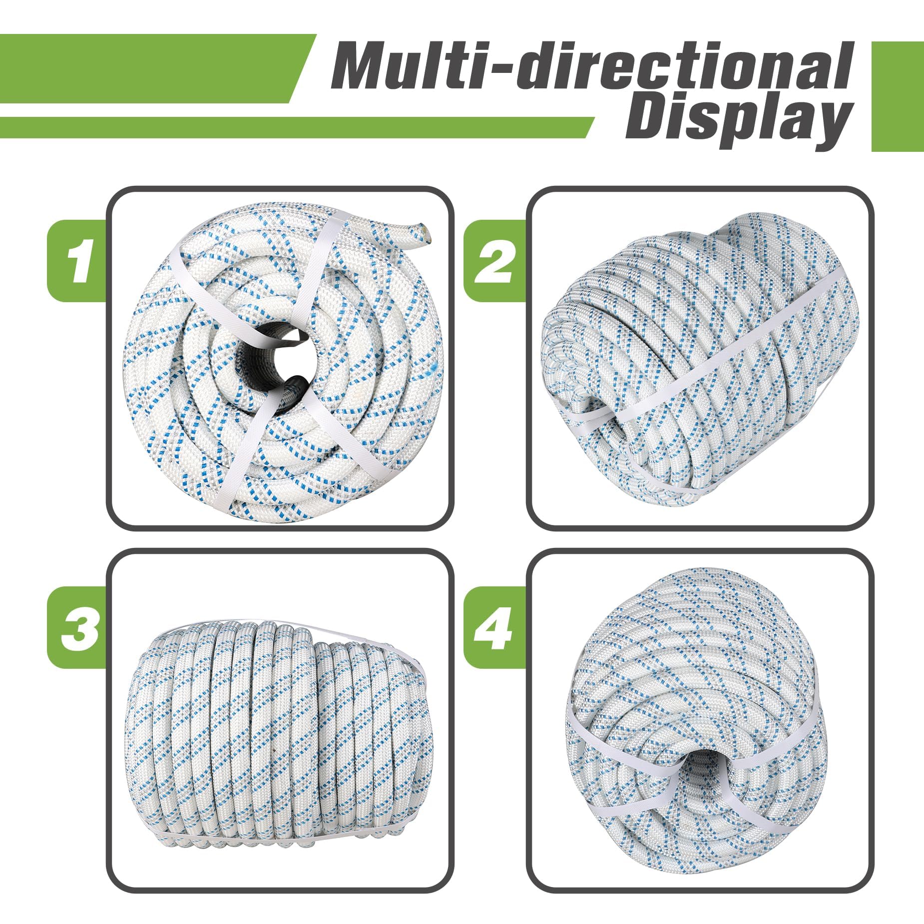 Snapklik.com : High Strength Braid Cord Nylon Pulling Rope Polyester ...