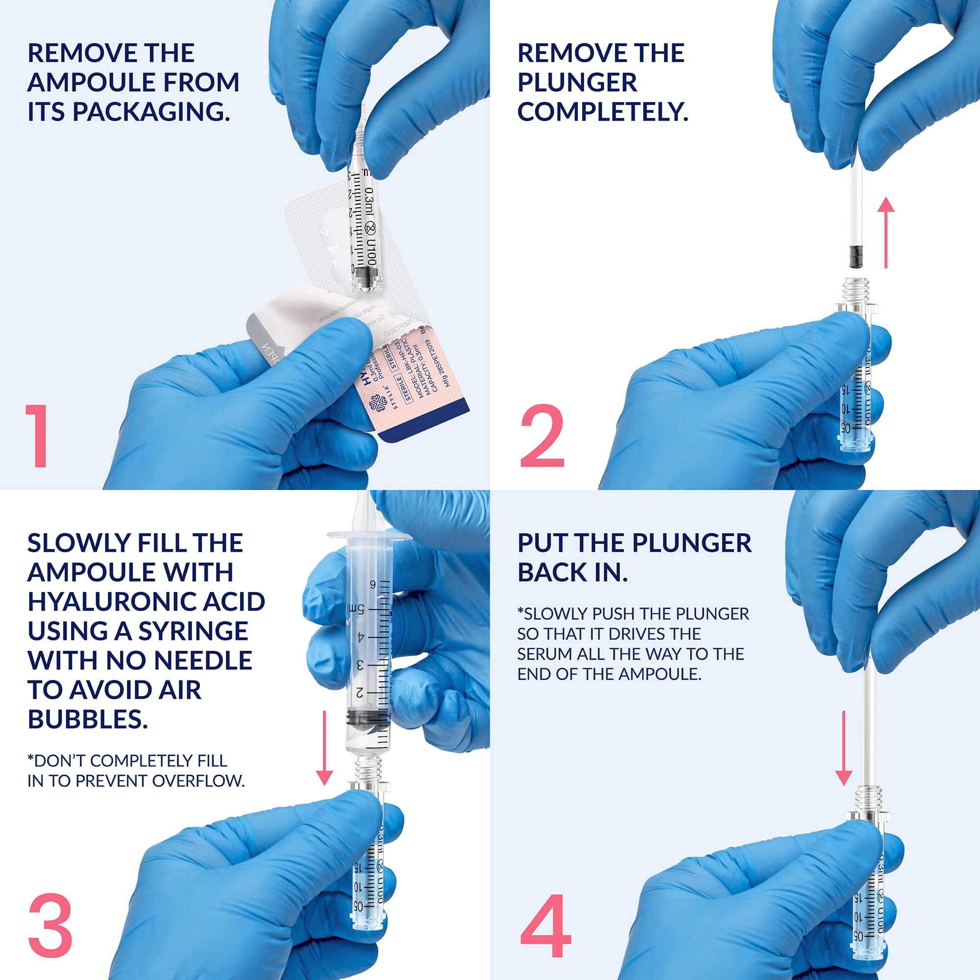 Buy Stylia Disposable Ampoules for Hyaluron Pen 10Pc Single Use