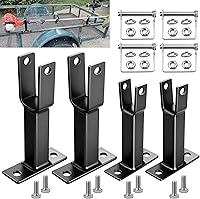 AMTHKNO Heavy Duty Weed Eater Rack 2-Pack: Lockable Trailer Trimmer Holder for Straight Shaft Weeders & Extended Trimmers