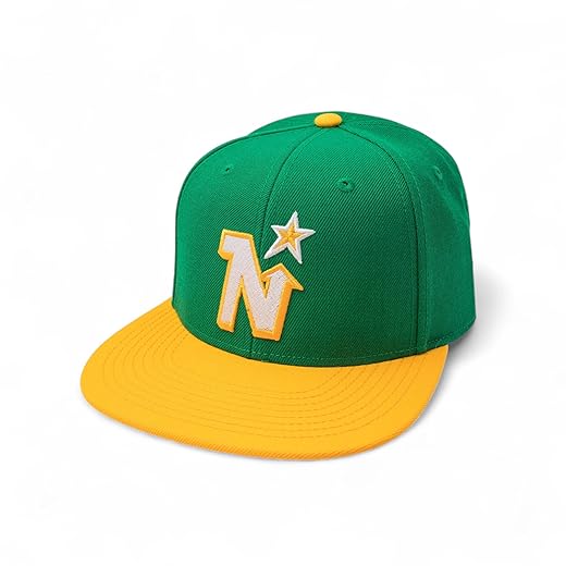 AMERICAN NEEDLE 400 Series NHL Team Hat, Minnesota North Stars, Kelly Green (‎400A1V-MNN)