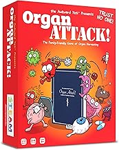 ¡El juego de cartas Organ Attack! El juego familiar divertido para niños y adultos - Cartas divertidas para noches de juego en familia con niños y adolescentes | Edades 8+