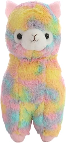 Cuddly Big Soft Toys Rainbow Series - Muñeca de alpaca suave, cojín de animales de peluche de oveja, 7 pulgadas6.7 in, llama cordero, juguetes de