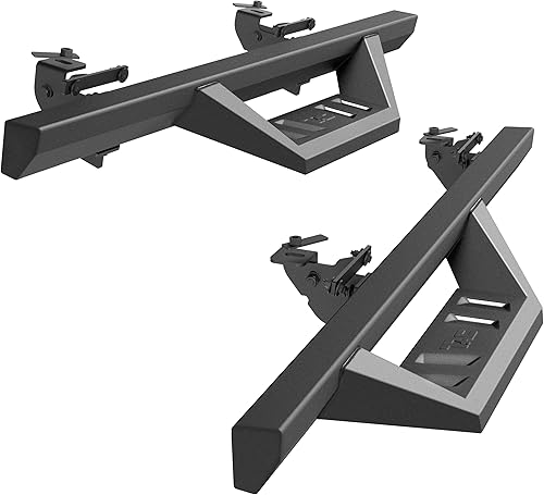 TAC Sidewinder - Estribos para Jeep Wrangler JK 2007-2018 de 2 puertas de 4 pulgadas, escalones laterales de caída, barras Nerf Rock Slider SUV,