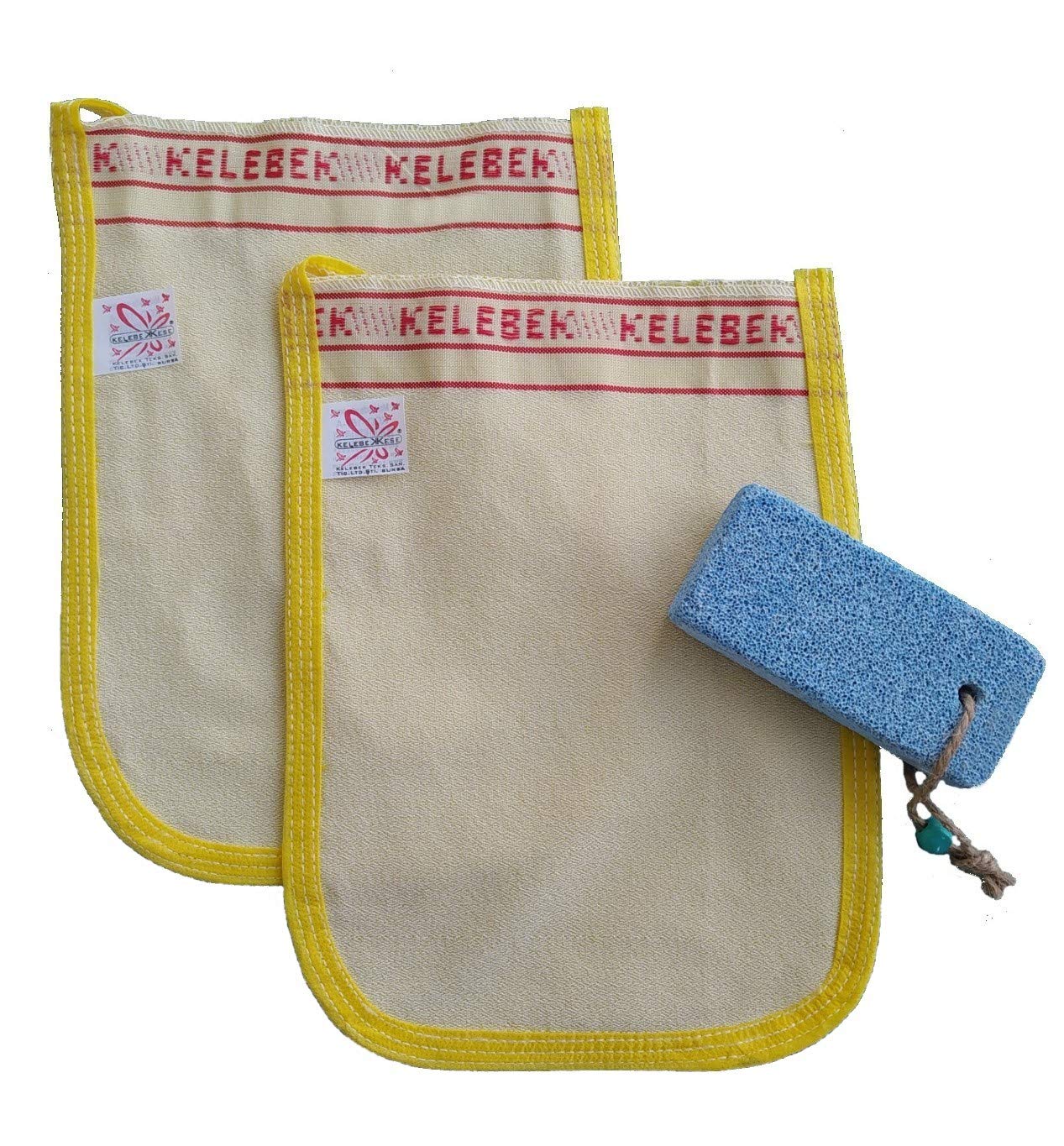 Buy KELEBEK KESE Turkish Hammam, Dead Skin Remover, Body Scrub Gloves