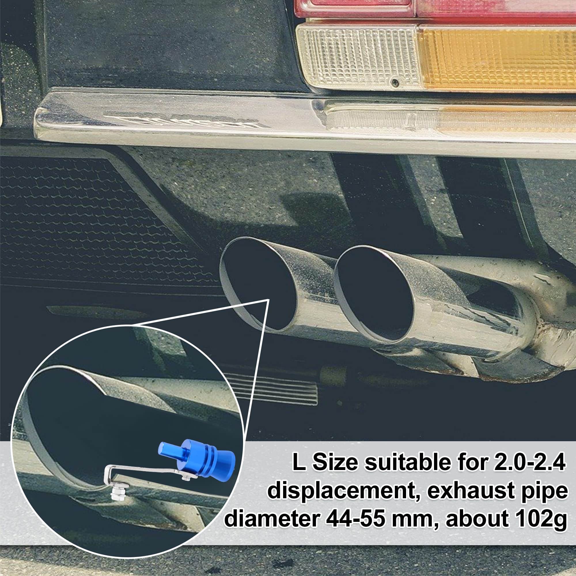 X Autohaux 2pcs Xl Size Aluminum Alloy Universal Turbo Sound