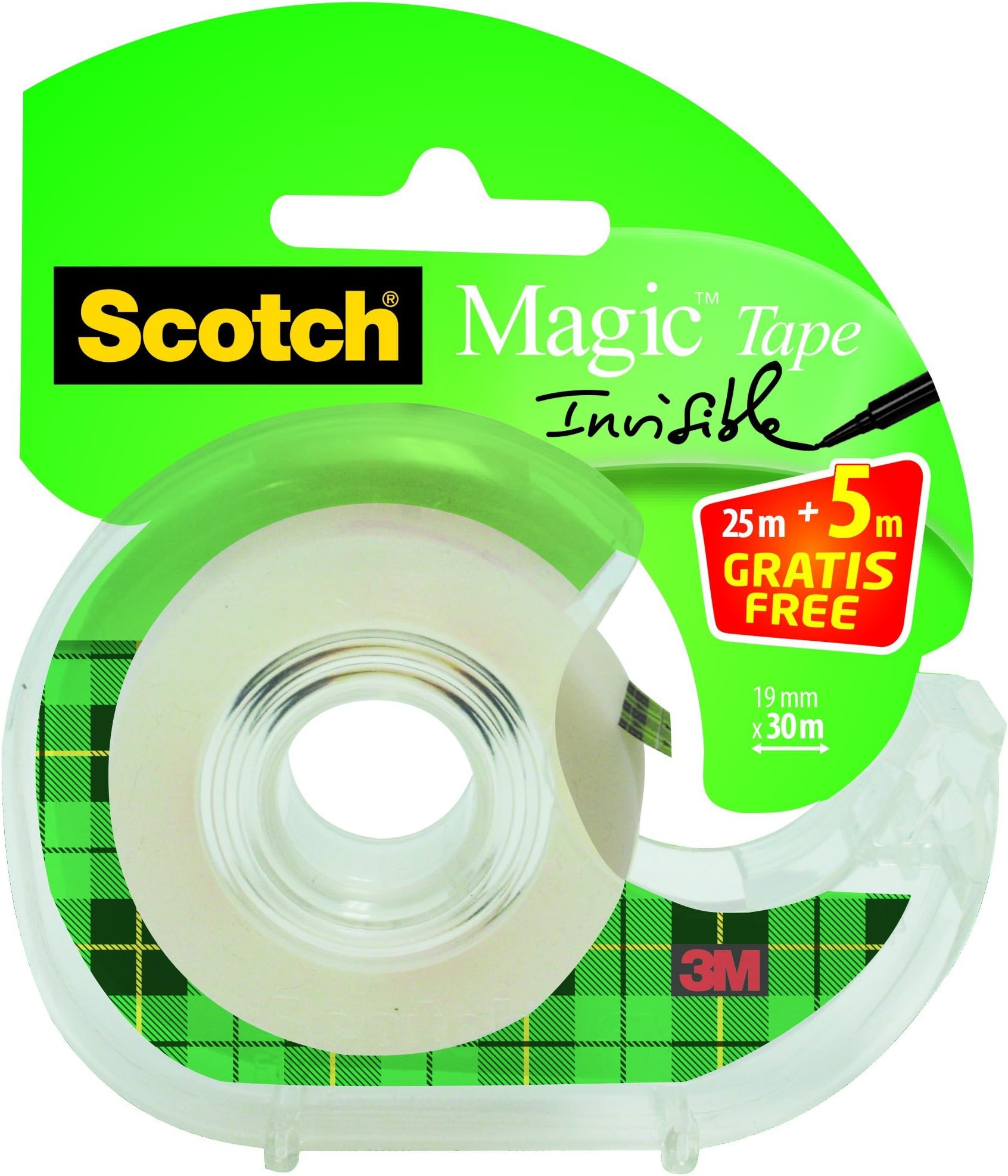 Scotch Dog Tape Dispenser with 1 Roll of Scotch Magic Tape Holds Tape