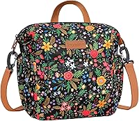 Vista 37 de Joymee - Lonchera térmica reutilizable, a prueba de fugas, grande, espaciosa, para adultos, con soporte para botellas y bolsillos laterales