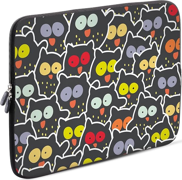 Sidorenko Laptop Tasche für 17-17,3 Zoll - Universal Notebooktasche Schutzhülle - Laptoptasche aus Neopren, PC Computer Hülle Sleeve Case Etui, Grau - 1