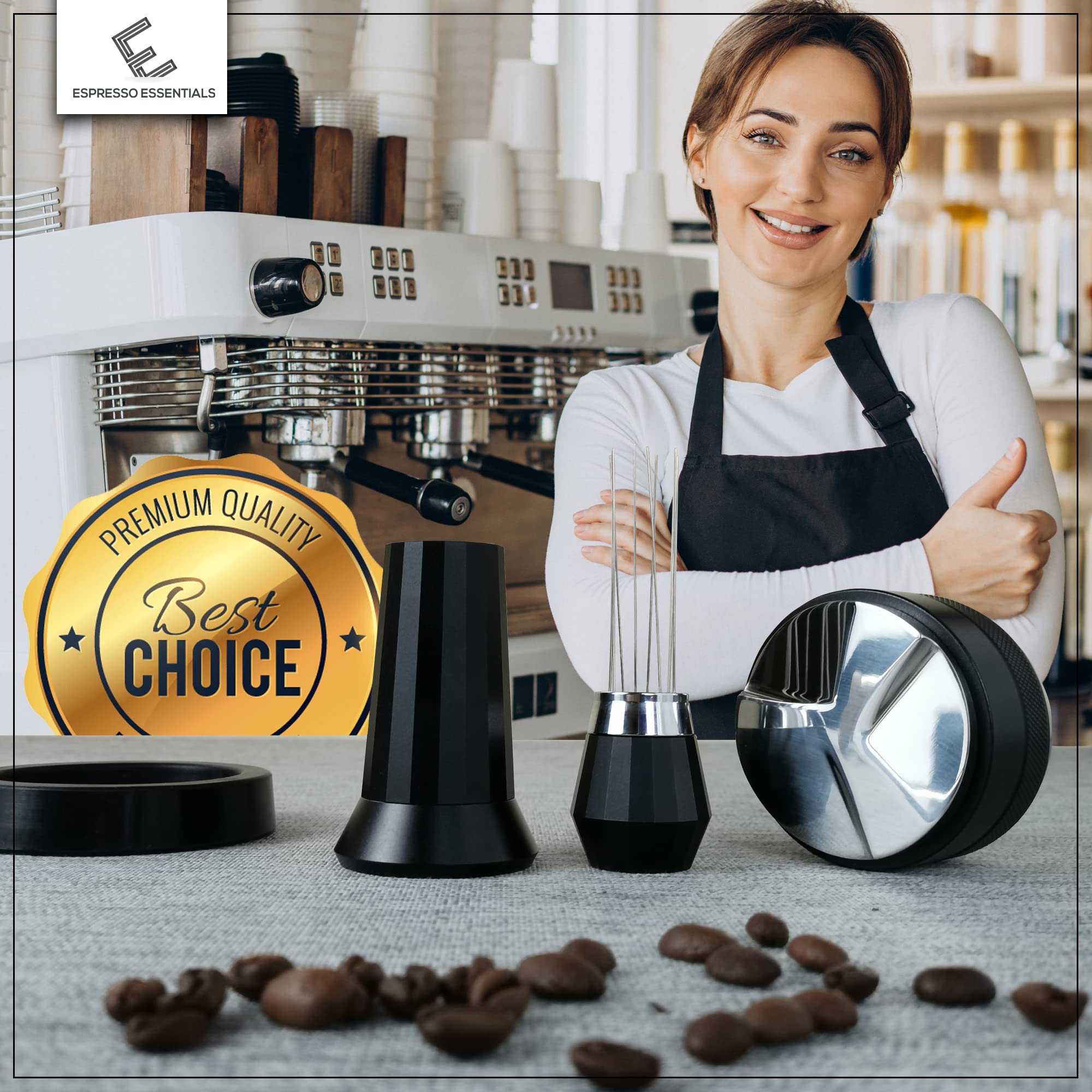 Amazon | エスプレッソ分配とタンパーツールセット – 8針WDTツール  