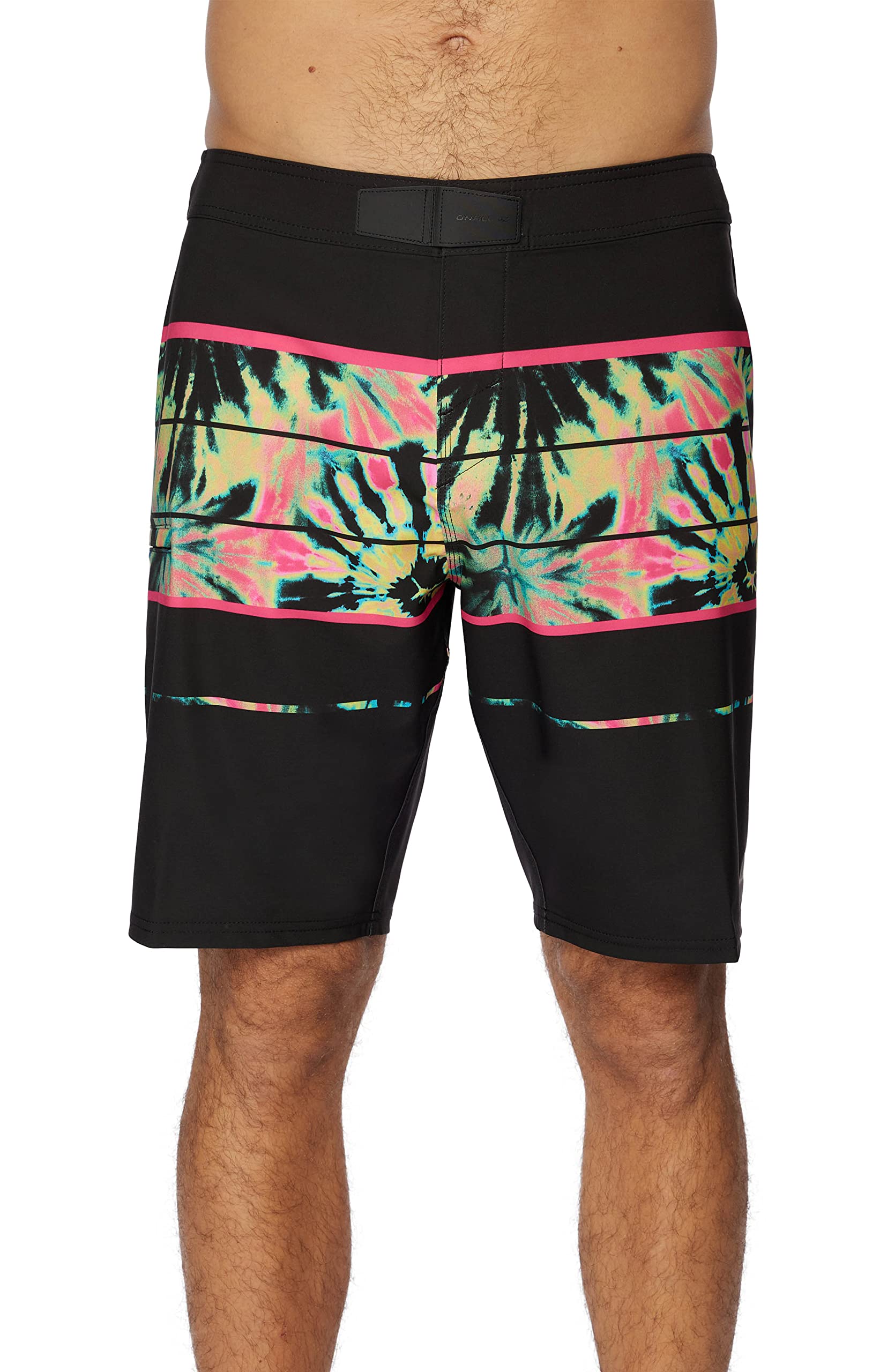 O'NEILL Men's 20 Inch Fade S-Seam Boardshorts - Quick Dry Swim Trunks for Men with Fabric and Pockets