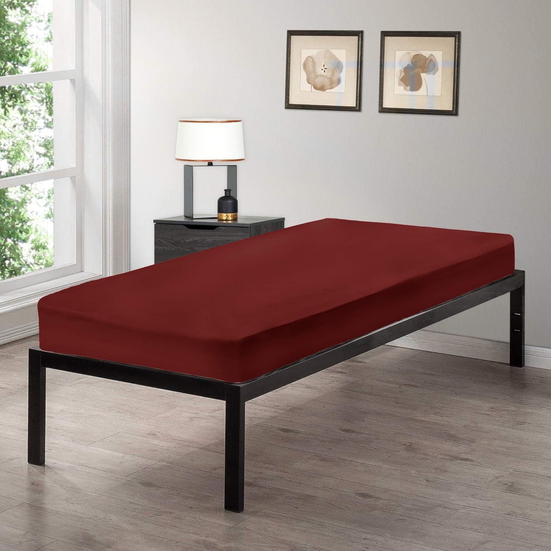 Cotton/Poly Fitted Cot Sheet