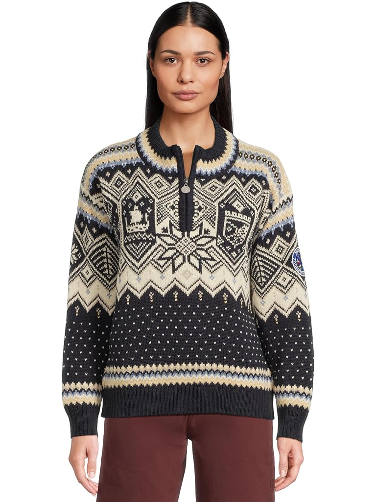 Navy Dale of Norway Trondheim Feminine Sweater