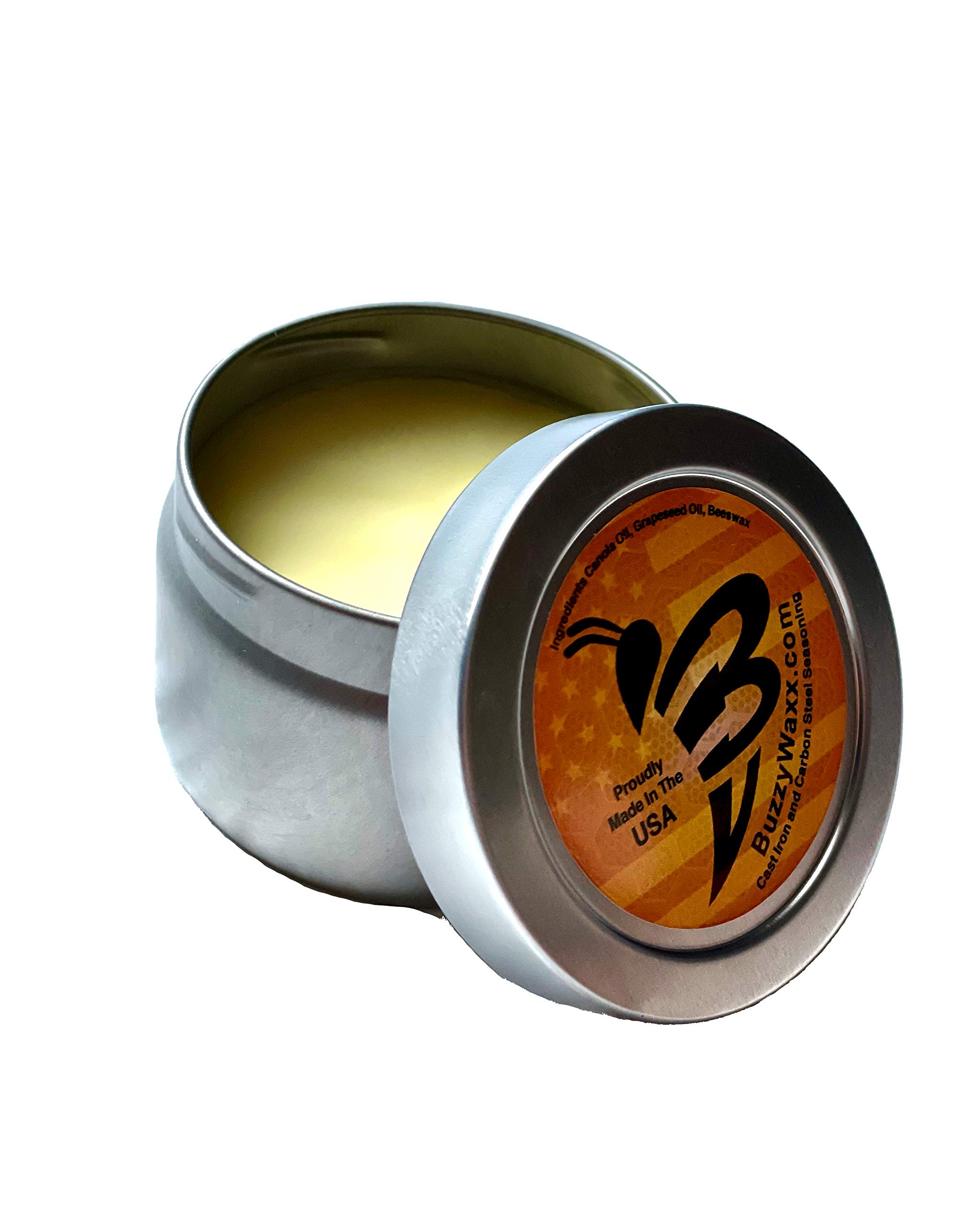 Buzzy WaxxOriginal Blend Mega Can - Cast Iron and Carbon Steel Seasoning