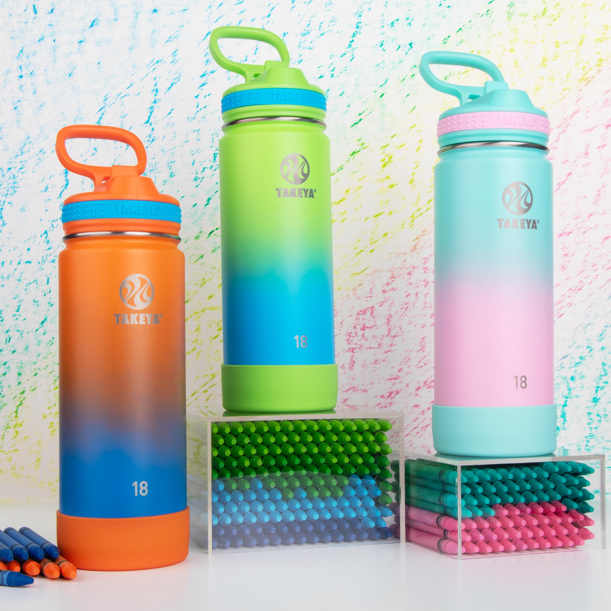 アロマグッズ active Water economy Amazon.com: Takeya Actives Water Bottle with Spout Lid - Bottle