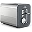 Breville High Gloss 2-Slice Toaster with High-Lift & Wide Slots | Grey & Stainless Steel [VTT968]
