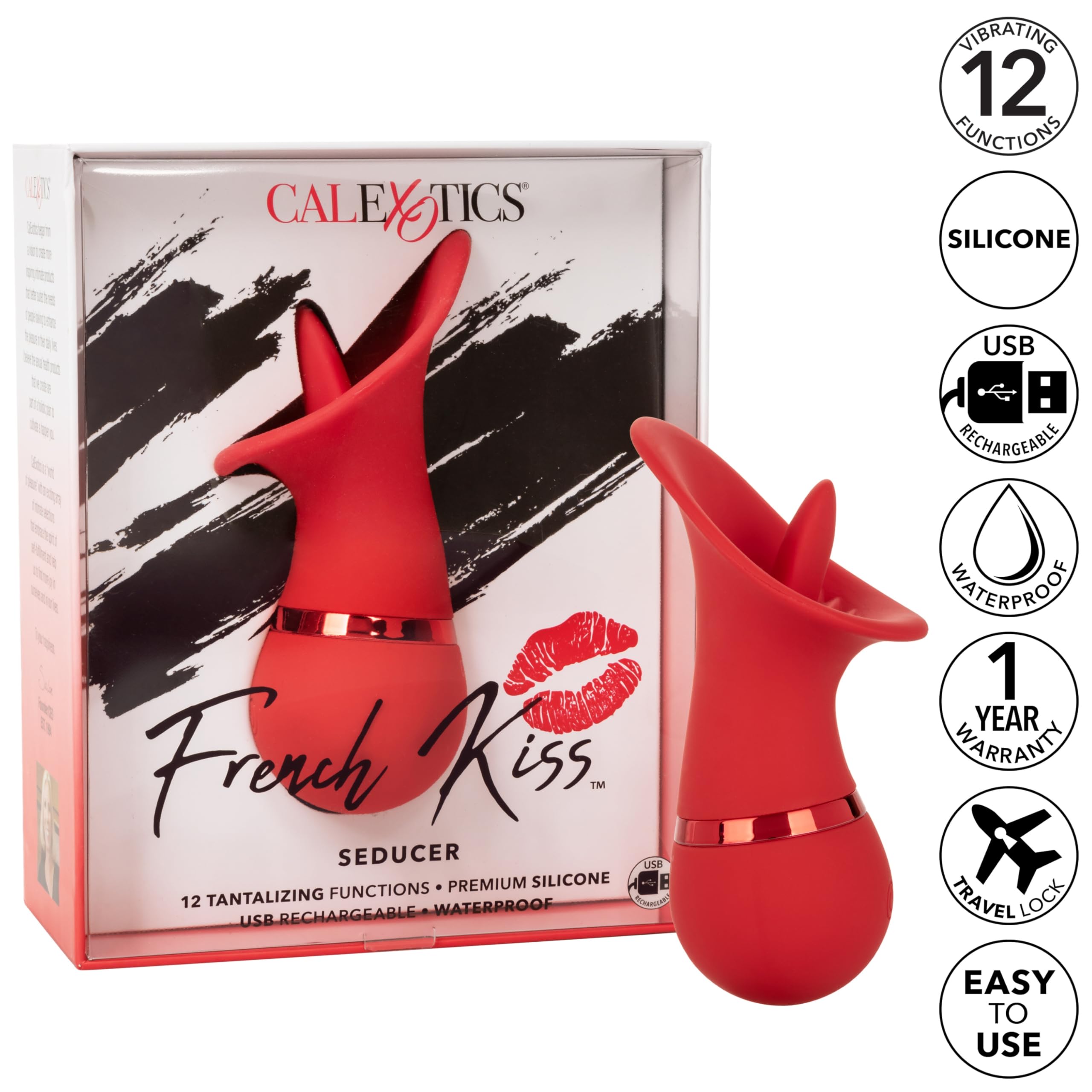 Amazon.com: CalExotics French Kiss Clitoral Vibrator Seducer : Health &  Household