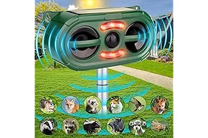 Yard Sentinel Ultrasonic Repeller: Hound Off, Squirrel Away