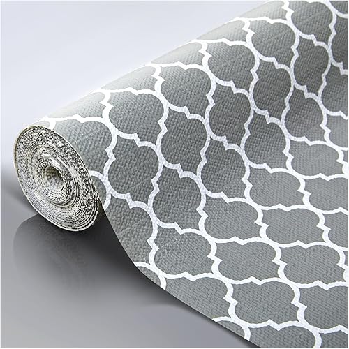 Windimiley Revestimiento de cajones y estantes para armarios de cocina forro antideslizante para nevera, papel no adhesivo, lavable, reutilizable,