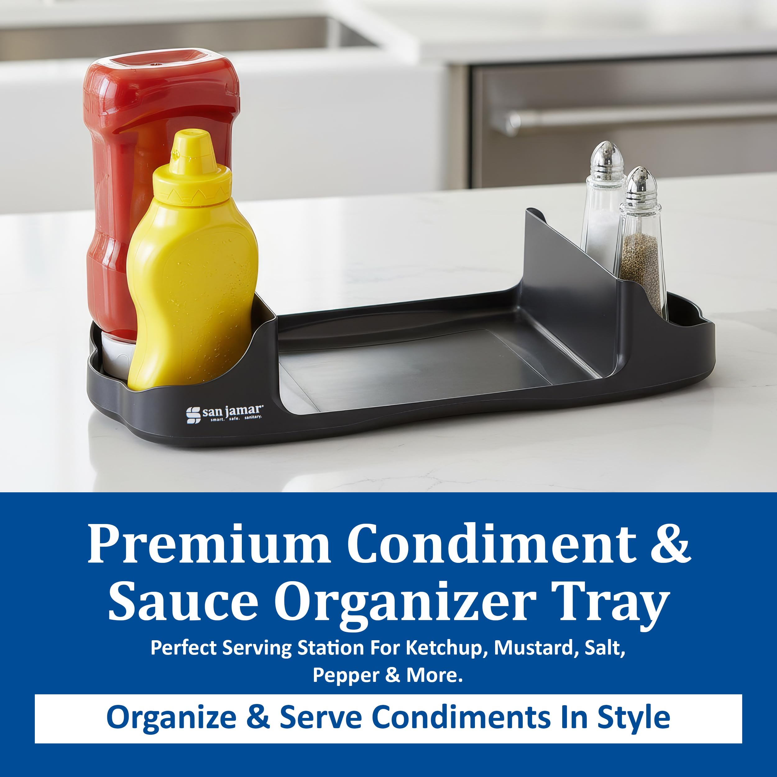 San Jamar h400ctbk Venue mesa Dispensador de servilletas, Caddy, 70 mm H x 362 mm W x 156 mm D, perlas de color negro