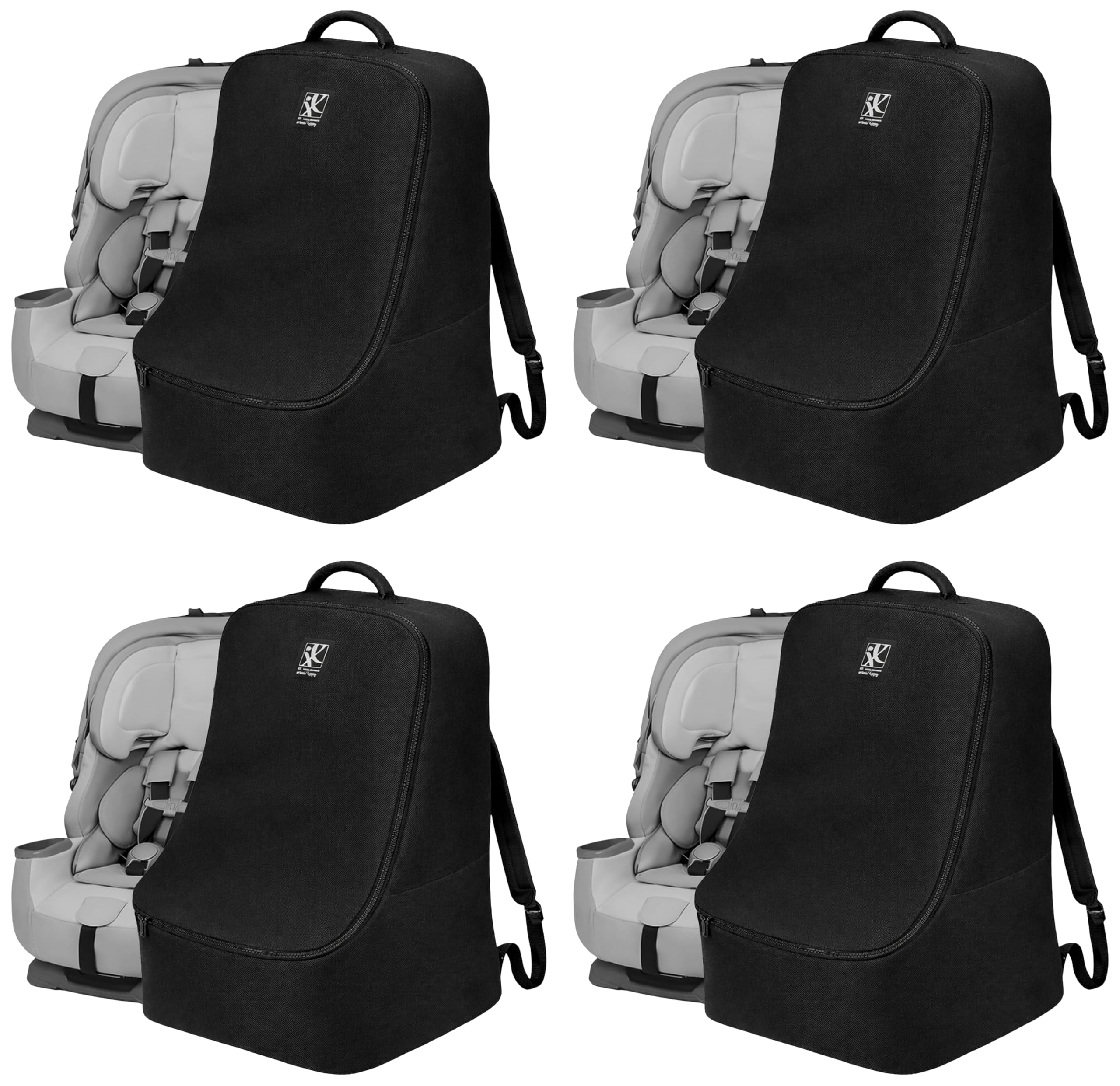 J.L. Childress Padded Backpack Car Seat Travel Bag - Deluxe, Black — Amazon image 32