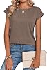 Blusa de mujer Zeagoo de verano, manga corta, casual, para trabajo 3