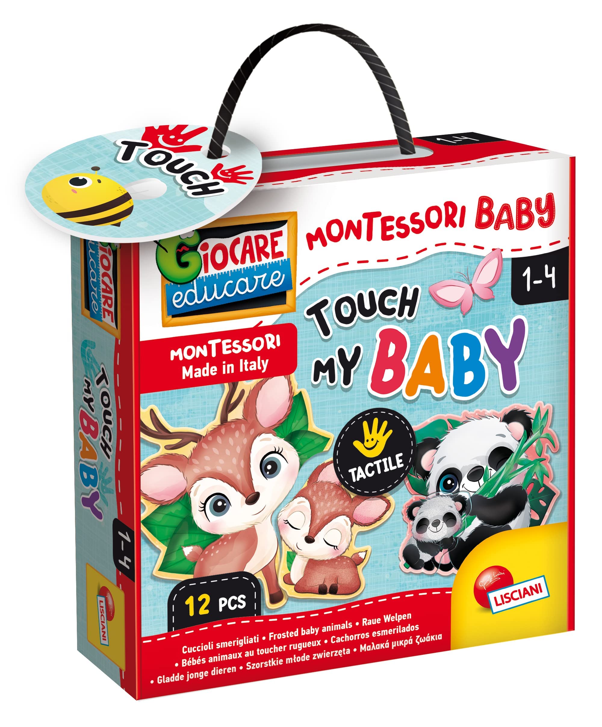 Lisciani Giochi Montessori Baby Touch my baby, 92673