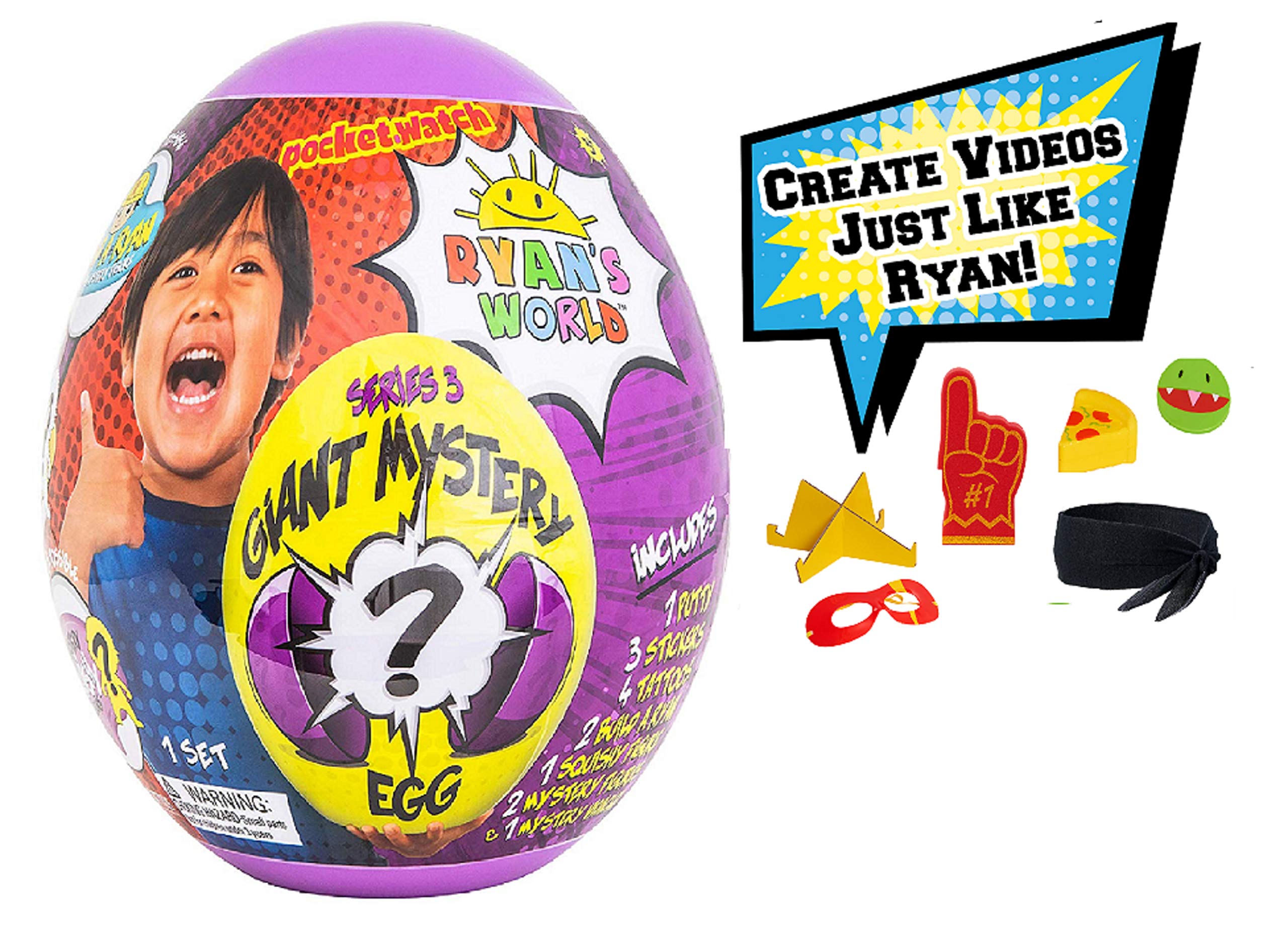 ryan's world purple mystery egg