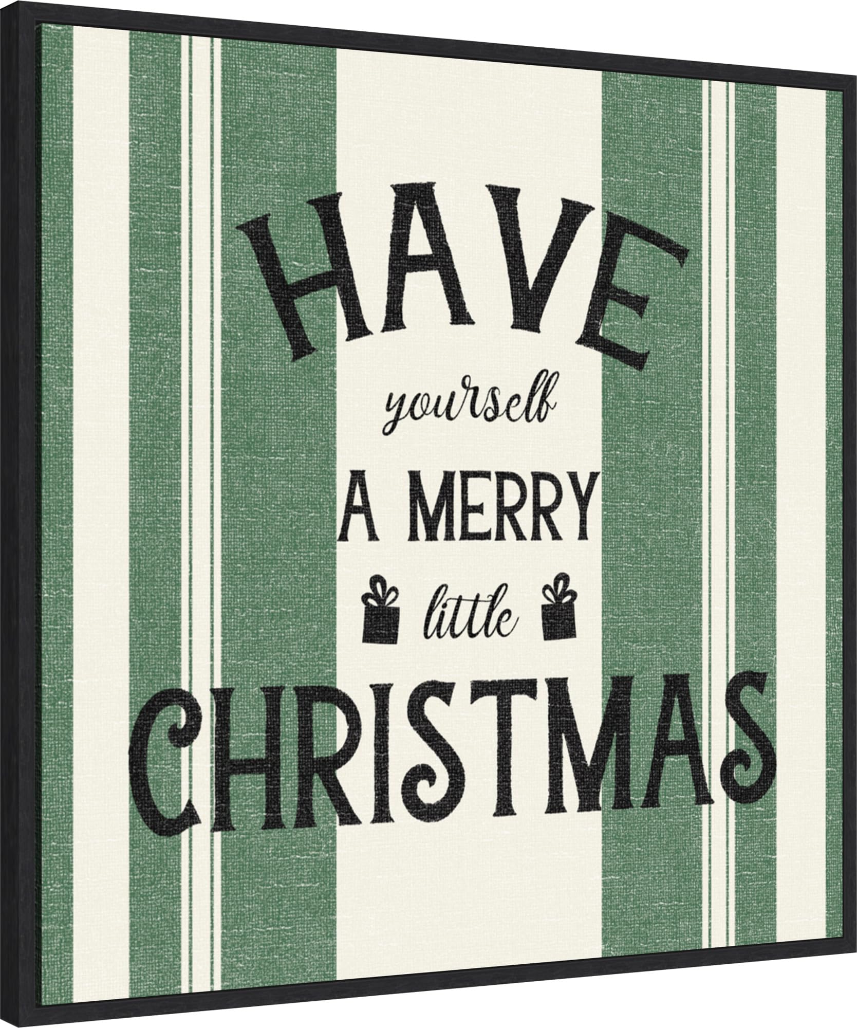 Amanti Art Framed Canvas Wall Art 30x30 Heartland Holiday II by Wild Apple Portfolio, Framed Wall Art Canvas, Holidays Artwork, Modern Decor, Large Poster Painting for Living Room, Bedroom, Bathroom,