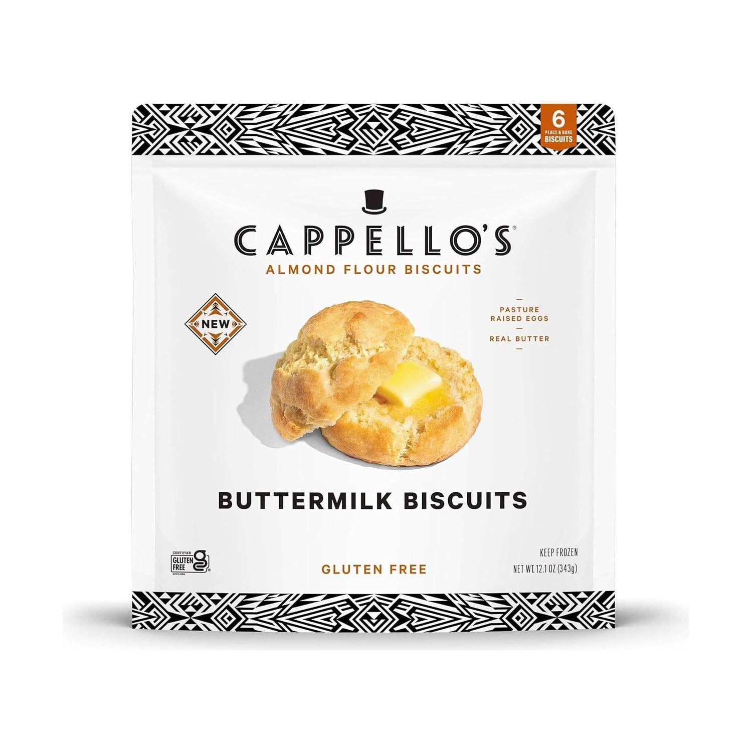 Drew's All Natural Buttermilk Biscuits - Clean Frozen Biscuits, No HFCS, No Hydrogenated Fats or Bleached Flour