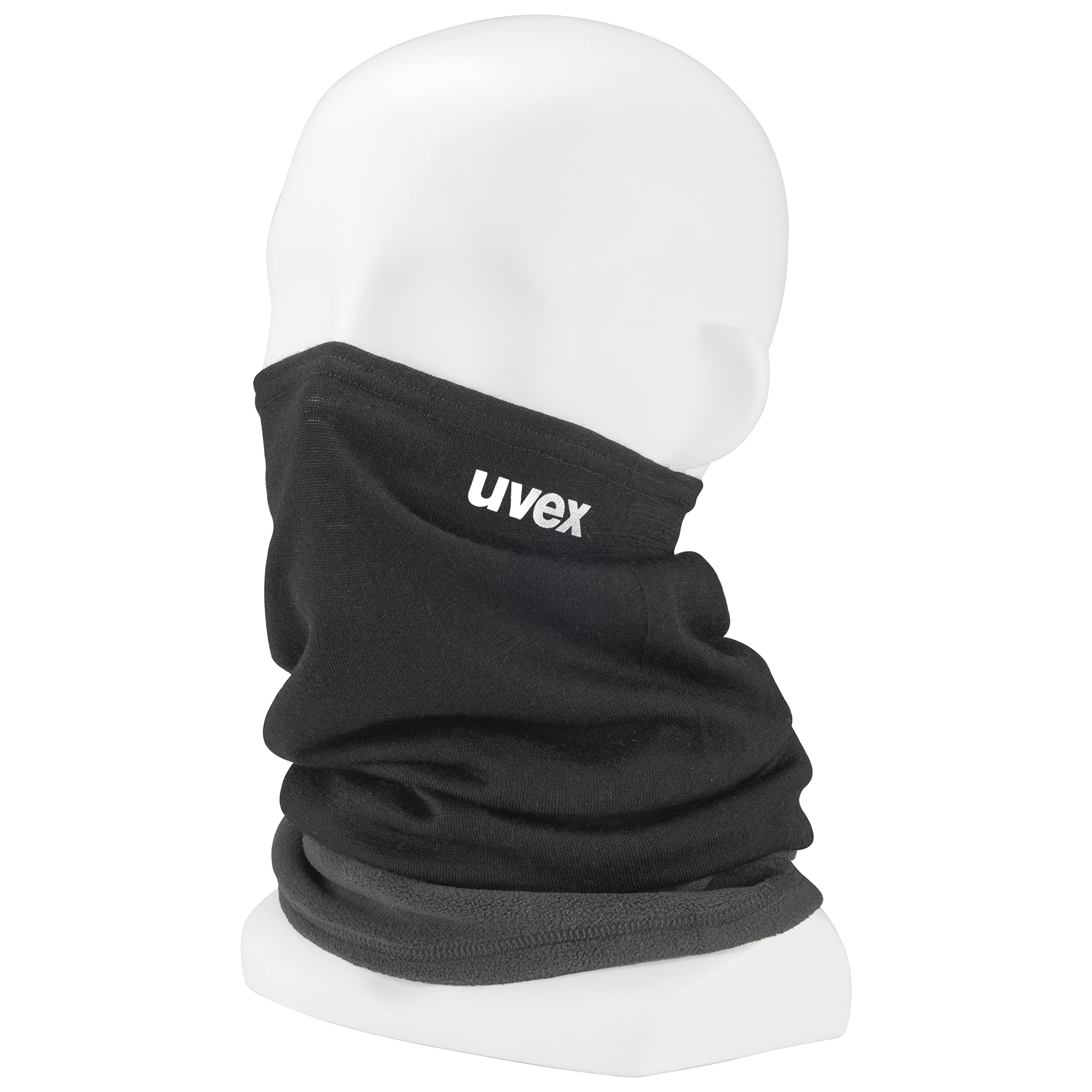 uvex loop thermo komin na szyję - aktywnie oddychające - ocieplający materiał typu polar - black - one size
