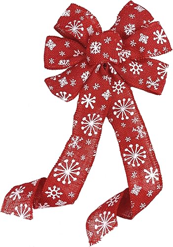 Miniatura 57 de Lazo de corona de cinta de arpillera natural, 10 pulgadas de ancho, colas largas de 18 pulgadas, granja, Pascua, otoño, invierno, Acción de Gracias