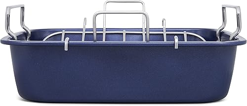 Vista 42 de Zyliss E980197 - Lata antiadherente de base suelta 9.8 in/10 pulgadas Acero al carbono Azul oscuro Lata para pasteles, molde