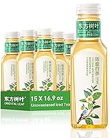 Vista 12 de ORIENTAL LEAF Té helado sin azúcar - Té verde embotellado, botellas de 16.9 onzas líquidas (paquete de 15), bebidas de té preparadas, sin azúcar, 0