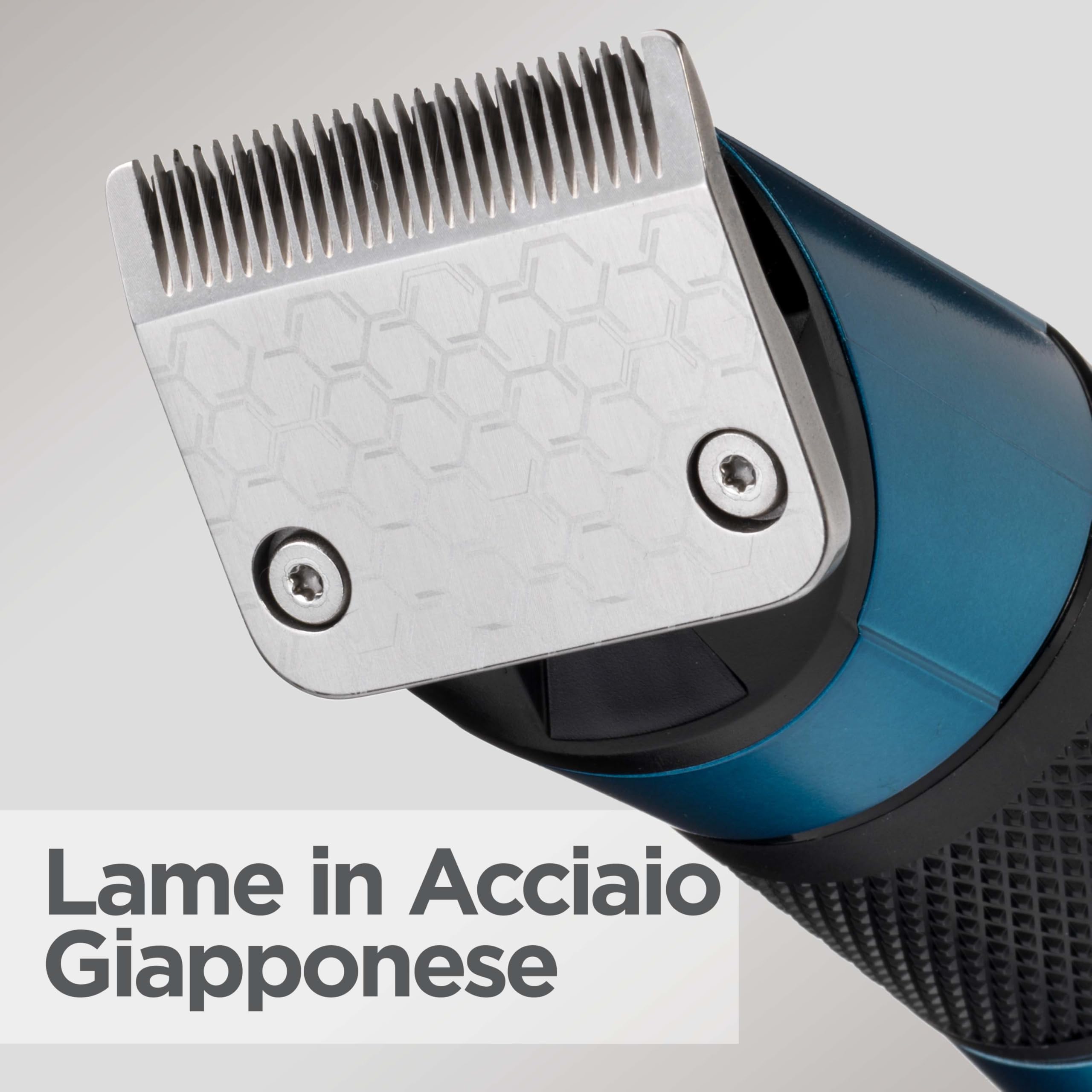 BaByliss Tagliacapelli Japanese Steel, batteria agli ioni di litio, autonomia 160min, Ricarica in 3h, Custodia inclusa, E990E