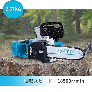 Womkuyta 充電式チェーンソー有効切断長245mm 10インチ(本体のみ) Amazon | Womkuyta 充電式チェーンソー 有効切断長245mm 10