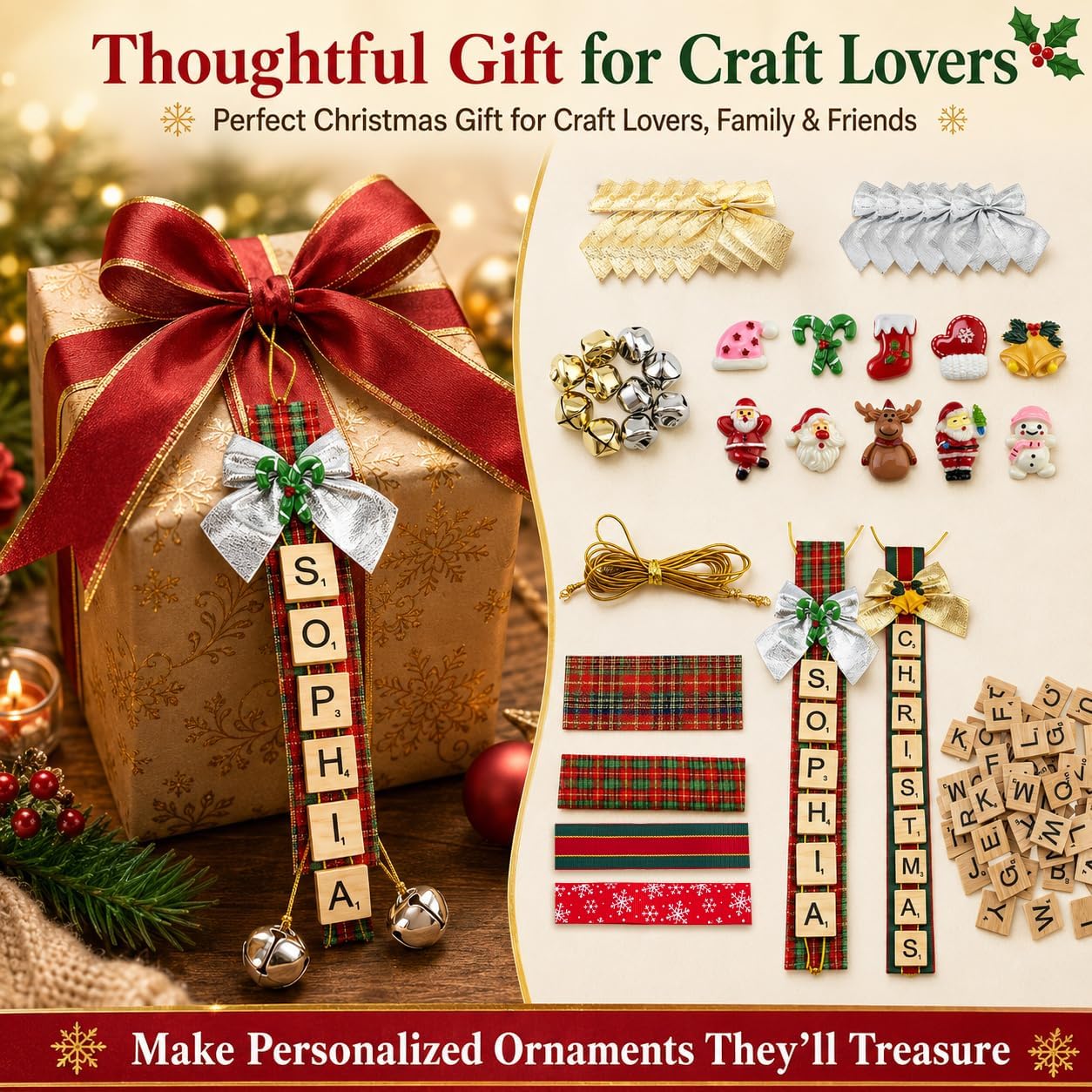 Christmas Tree Ornaments Personalized Christmas Ornaments Kits for Adults