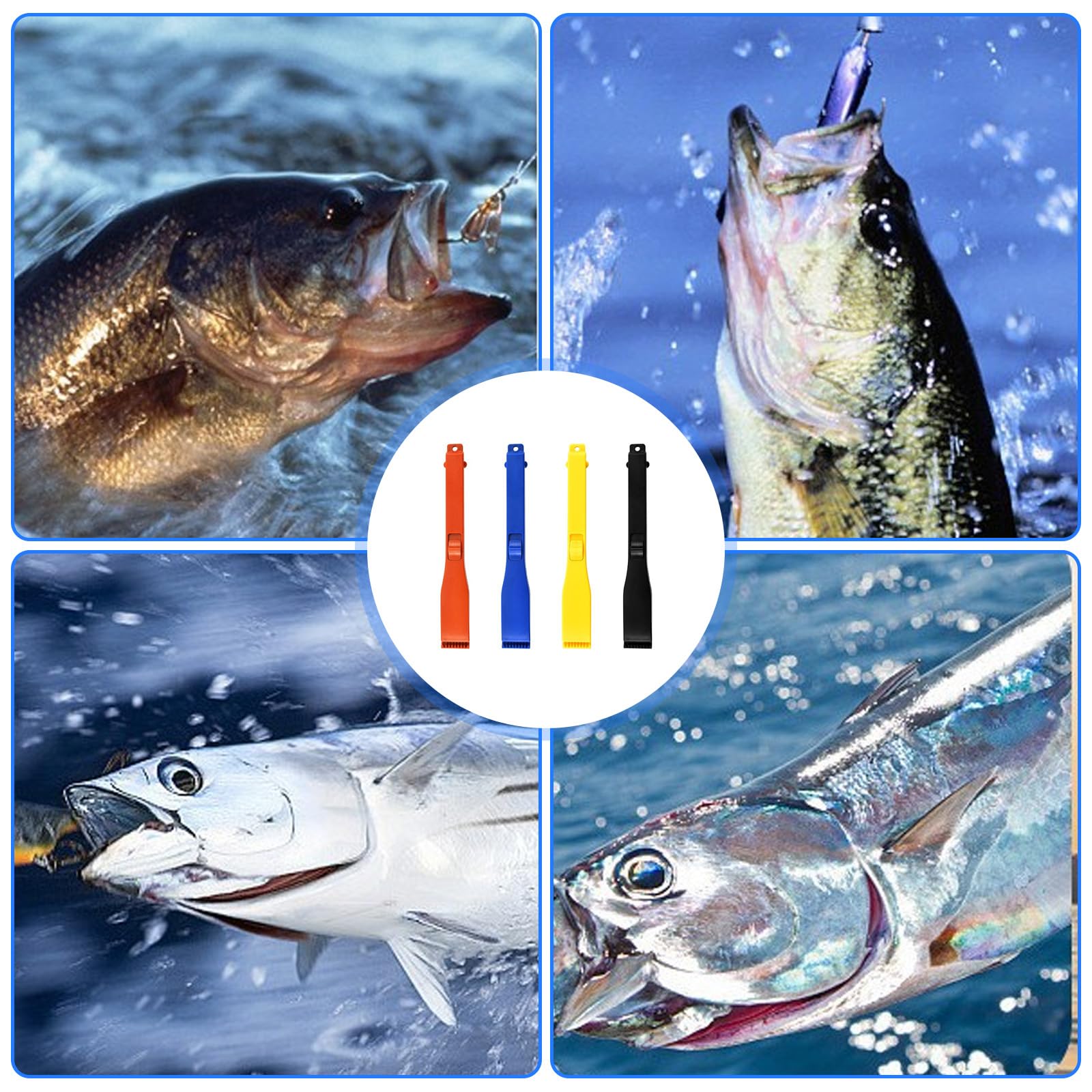 Pince à Poisson Professionnelle Portable - Acier Inoxydable, 15,5 Cm, Pour Pêche Facile Et Sécurisée - 10
