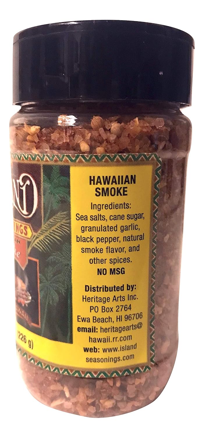 Island Seasonings Hawaiian Smoke Salt Seasoning 8 Oz.