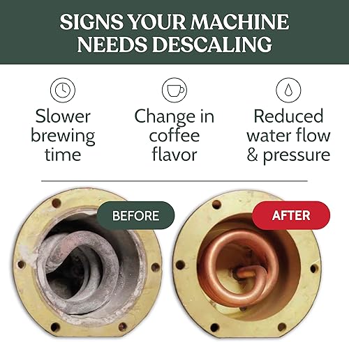 Miniatura 5 de Roobi Polvo descalcificador profesional para máquina de expreso. Polvo descalcificador de espresso neutro en carbono. Hasta 21 usos, 21.16 oz.