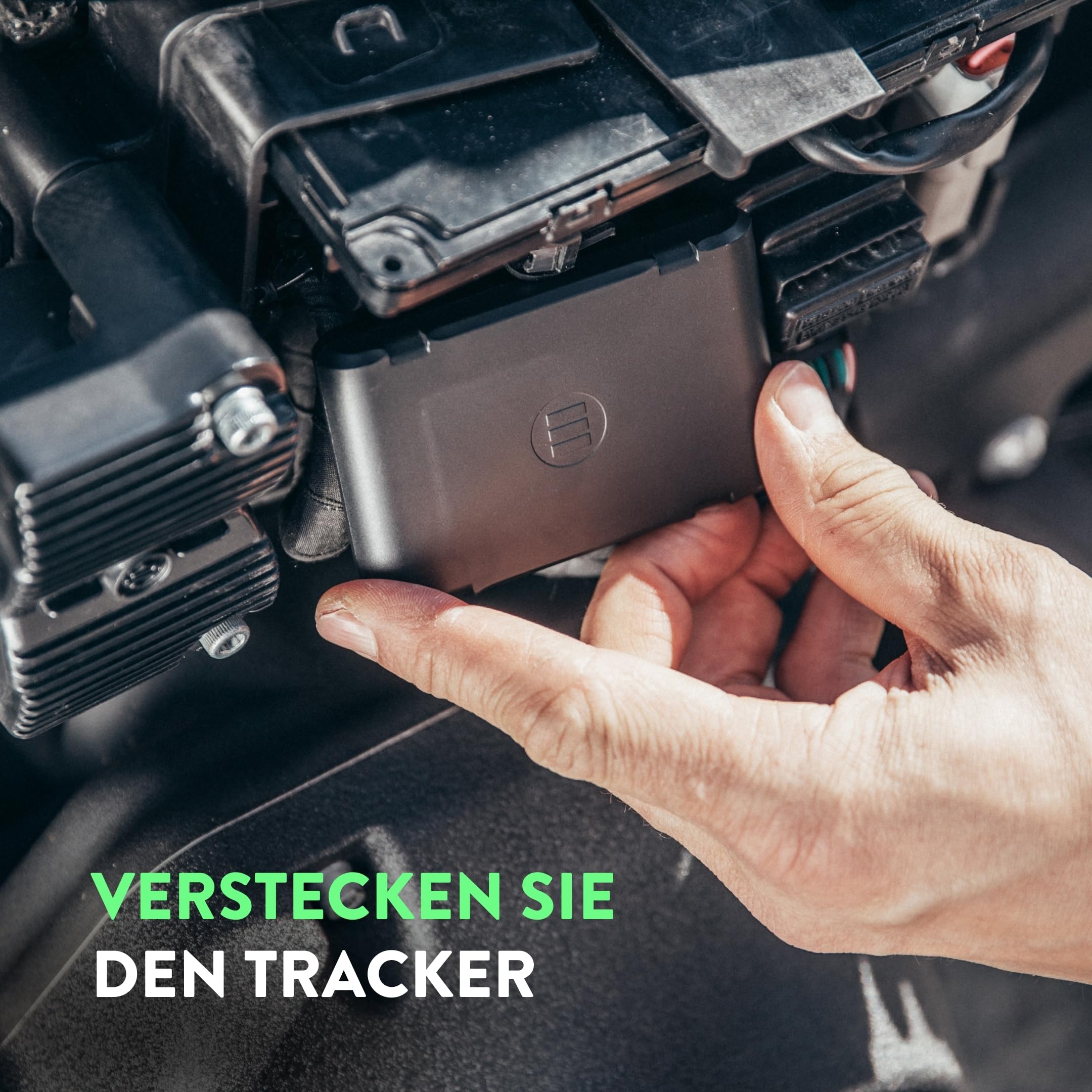 MoniMoto 7 GPS Tracker Motorrad - Diebstahlwarnanlage mit DIY-Installation, Keine Verkabelung erforderlich - Ortungsgerät für Autos, Roller, Quads, ATV, Schneemobile