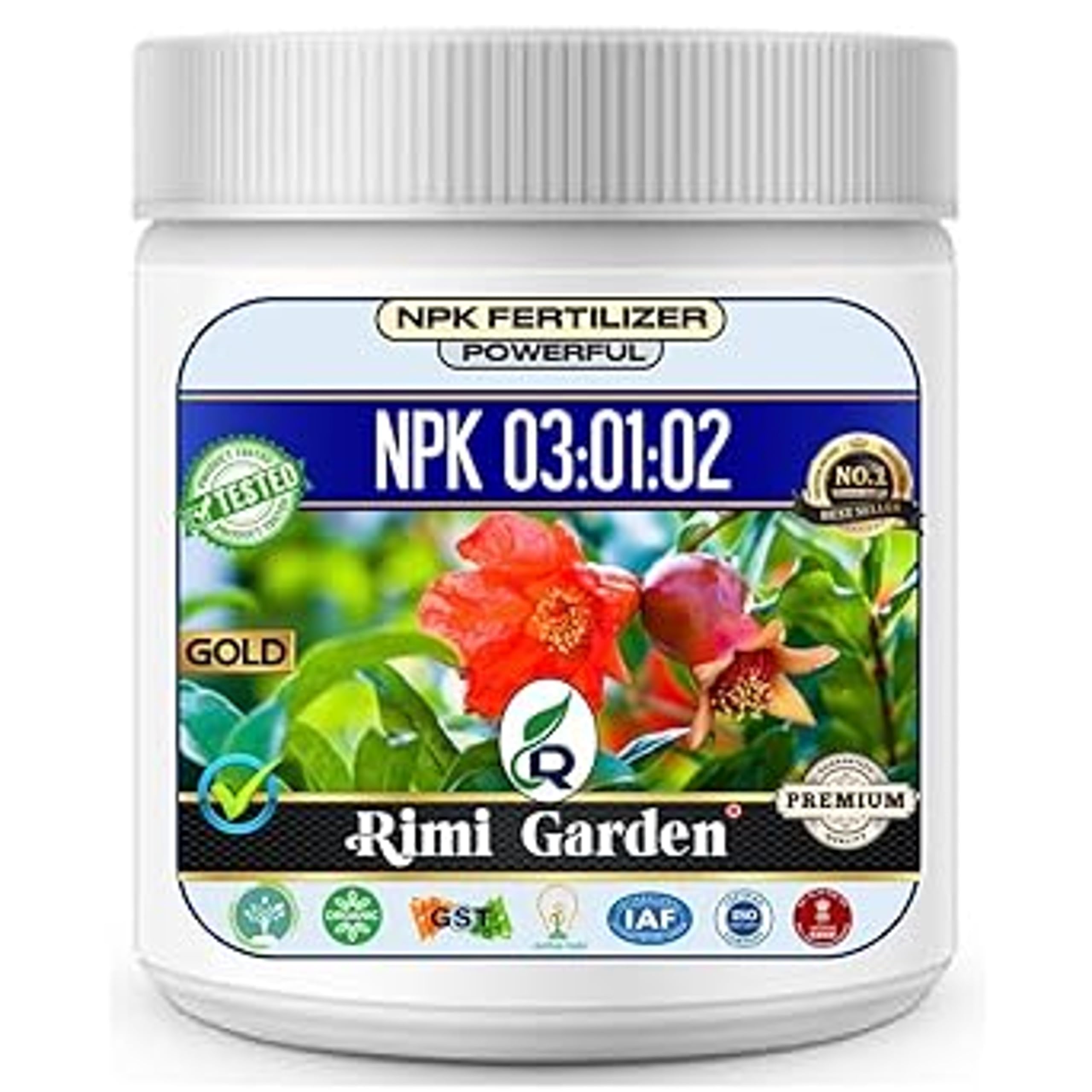 Rimi Garden NPK 03:01:02 for Plants (400 gm)