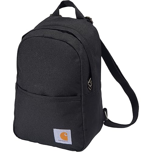 Carhartt Classic Mini, Durable, Water-Resistant Backpack with Adjustable Shoulder Straps, Black, One Size