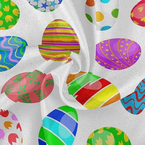 Miniatura 8 de ALAZA Mantel redondo de encaje de poliéster con diseño de copo de nieve y árbol de Navidad plateado, 60 pulgadas para decoración de cumpleaños,