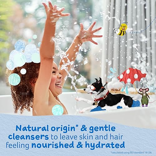 Miniatura 3 de Childs Farm, Gel de baño y cabello para niños para piel seca y sensible, naranja dulce orgánica, limpia suavemente, vegano, libre de crueldad, 8.4