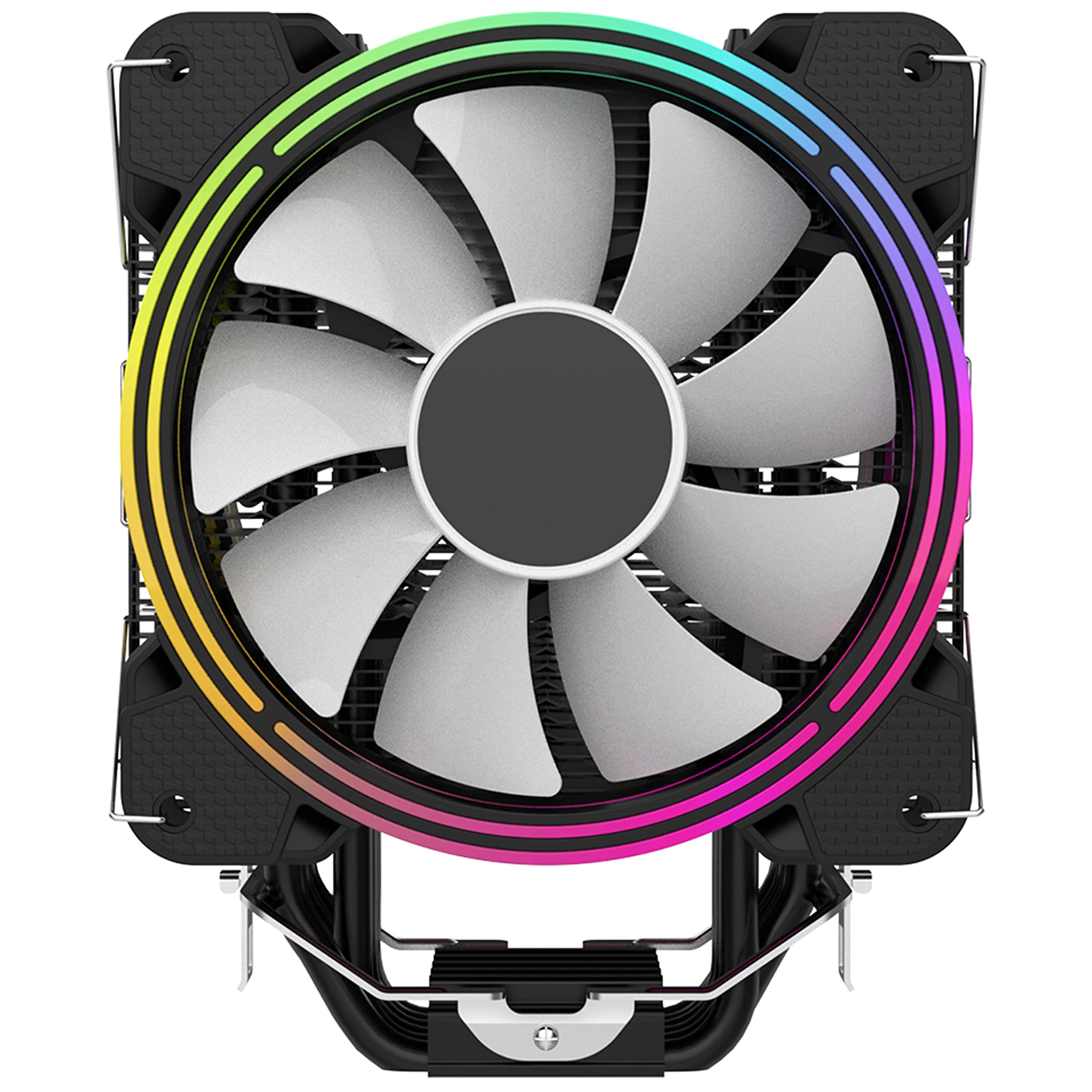 SIMPLETEK - Dissipatore Gaming RGB 180W Con Ventola Per CPU | Socket: LGA 1851 AM5 1851 1700 1200 AM4 2011 115X LGA 775 1156 2066 1366
