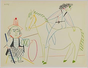 Amazon.co.jp: パブロ ピカソ 『 人間喜劇 より Ⅲ 』 絵画 本